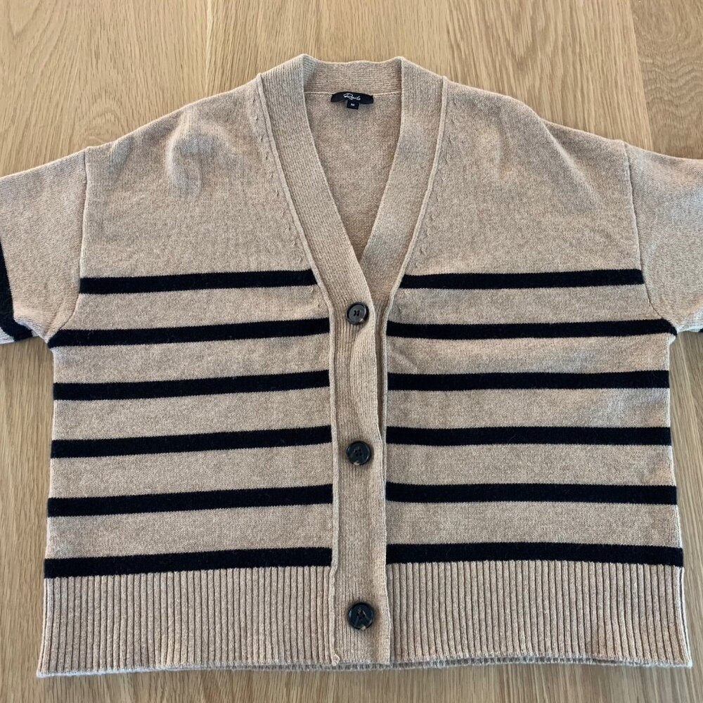 Rails Geneva striped cardigan